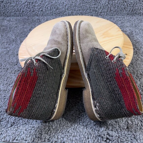 Clarks Originals Desert Boots Womens Size 7.5 Chukka Aztec Made in USA Woolrich - Picture 5 of 10